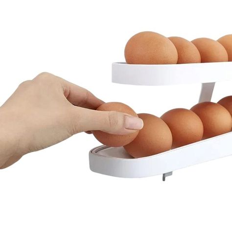 Organizador Dispensador Huevos Automatico Huevera-4