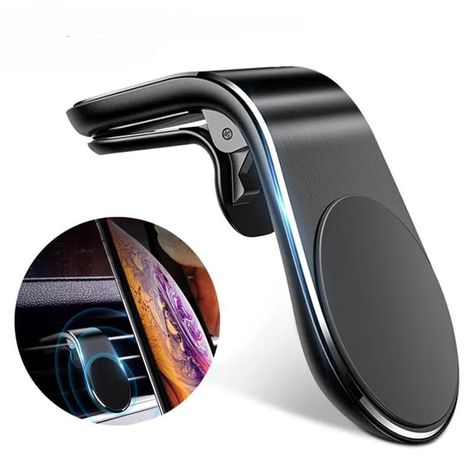 Soporte Magnético Celular 360° Auto Teléfono Universal Rejilla-0