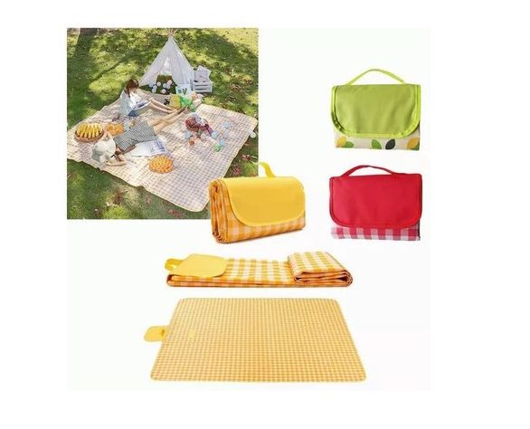Alfombra Impermeable Para Picnic Manta De Playa Reusable-3