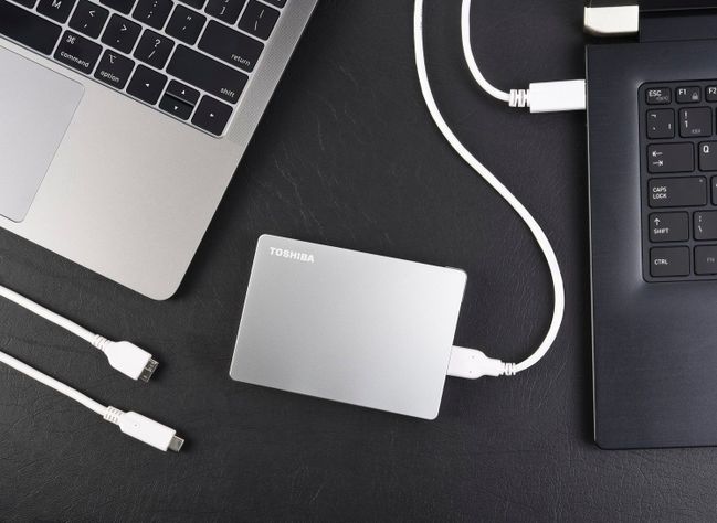 Disco Duro Externo Toshiba 4tb Canvio Flex Usb-c -3