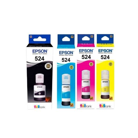 Pack 4 Tintas Epson T524 L15150 / L15160-0