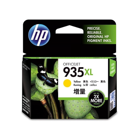 HP Tinta 935XL, Yellow, Alto Rendimiento, C2P26AL Original-0