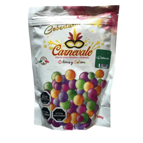 Cobertura Chocolate Carnevale 500 Grs Pistacho-0