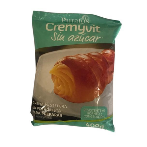 Crema Pastelera En Polvo Cremyvit Sin Azúcar Puratos 400 Grs-0