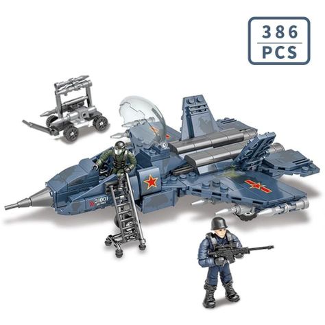Avión Chino Shenyang J-31 386pcs (bloques De Construcción)-0