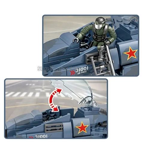 Avión Chino Shenyang J-31 386pcs (bloques De Construcción)-1