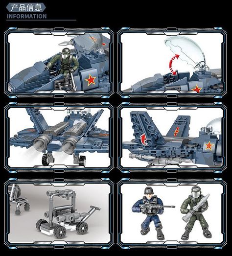 Avión Chino Shenyang J-31 386pcs (bloques De Construcción)-3