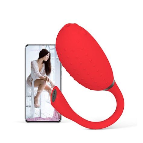 Huevo Vibrador Magic Fugu Rojo Magic Motion-0