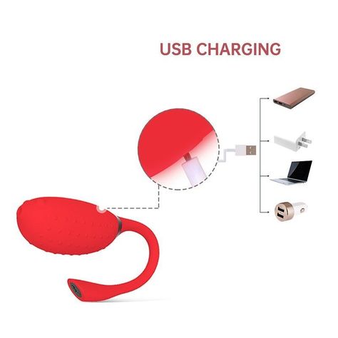 Huevo Vibrador Magic Fugu Rojo Magic Motion-4