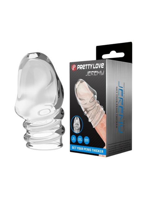 Funda Penis Sleeve Jeremy Transparente-0