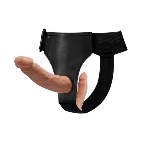 Arnés con Dildos Realistas Doble Penetración-0