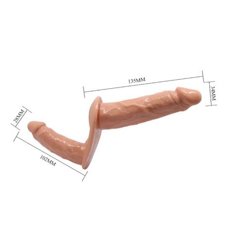 Arnés con Dildos Realistas Doble Penetración-3