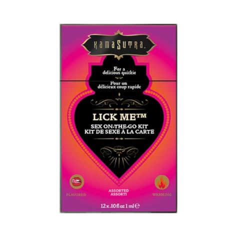 Kit de Sexo para el Camino Lick Me Kama Sutra 12x3 ml-1