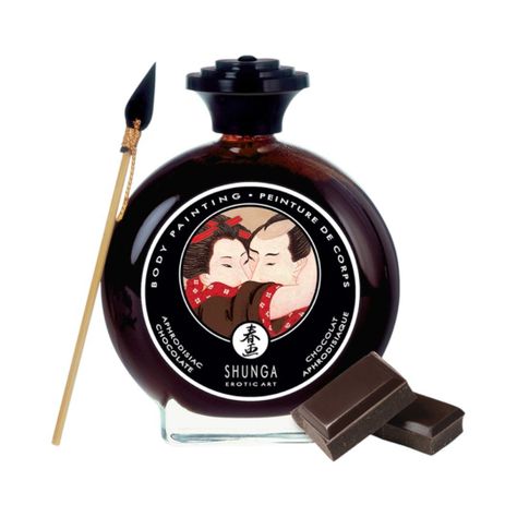 Pintura Corporal Comestible Chocolate 100 ml-0