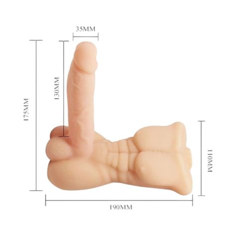 Vibrador con Torso Temptation Bigger Man-3