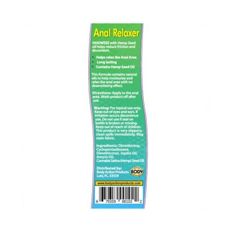 Lubricante Anal Efecto Relajante Oooweee 50 ml-1