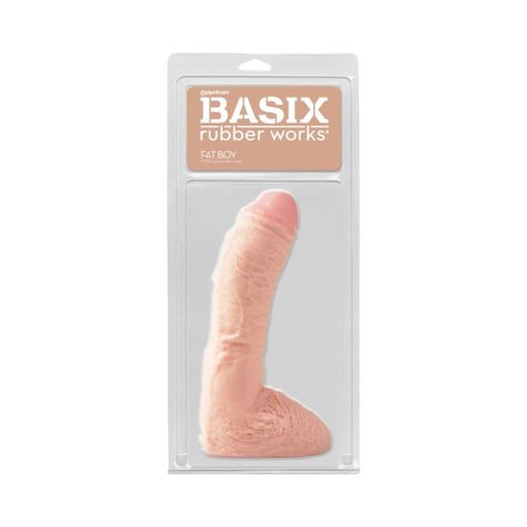 Consolador Realístico Basix Fat Boy Piel-1