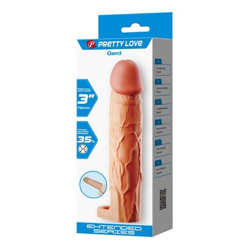 Funda Extensora y Engrosadora de Pene Gerd 19,5 cms-6