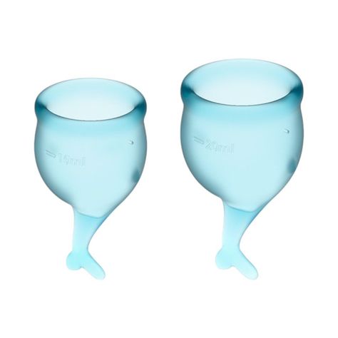  Satisfyer Set de 2 Copitas Menstruales Feel Secure-1