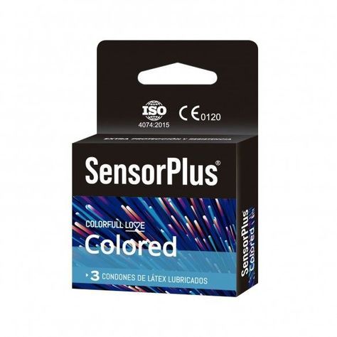 Preservativos Sensor Plus Colored 3 Un-0