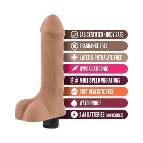 Vibrador Realístico Latino X5+-1