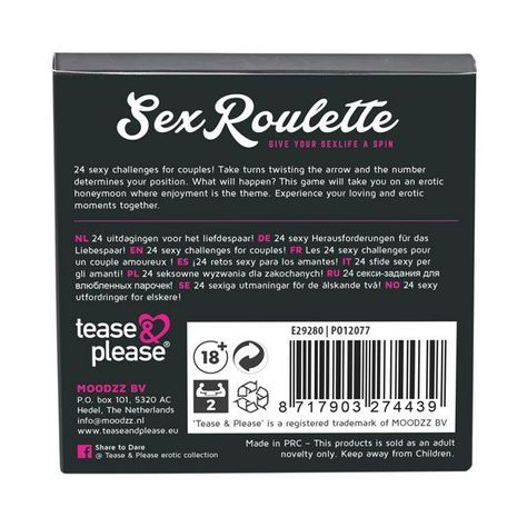 Juego Erótico Sex Roulette - Amor y Matrimonio-3