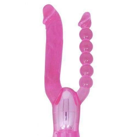 Vibrador Cristal Doble Penetración-1
