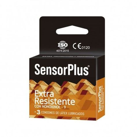 Preservativos Sensor Plus Extra Resistente con Espermicida 3 Un-0