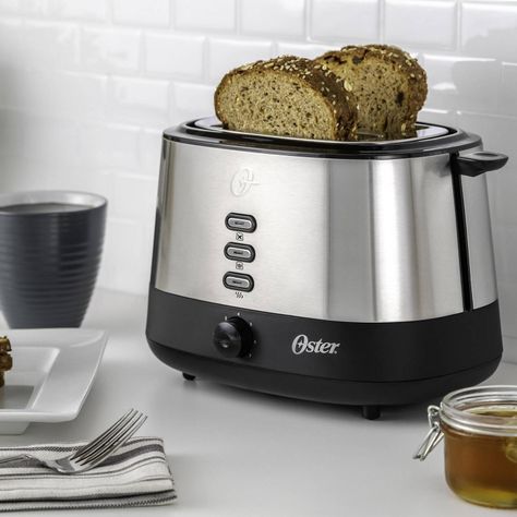Tostador Oster® 2 rebanadas en acero inoxidable TSSTTR500-2