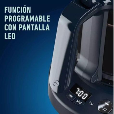 Cafetera programable Oster de 12 tazas negra con auto apagado-3