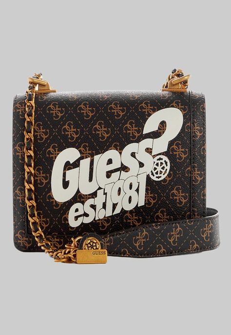 Cartera Guess Abey Convertible Xbody Flap Bnl Café-0