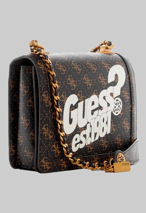 Cartera Guess Abey Convertible Xbody Flap Bnl Café-1
