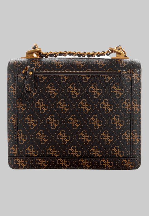 Cartera Guess Abey Convertible Xbody Flap Bnl Café-2