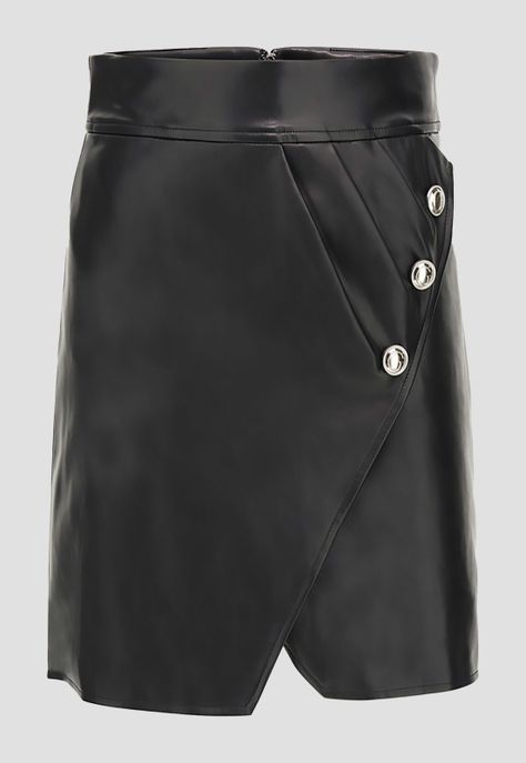 Falda Guess Megghy Skirt Jblk Negro-3