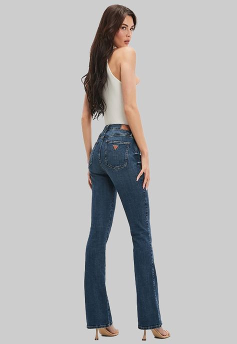 Jeans Guess Sexy Flare BFOW AZUL-3