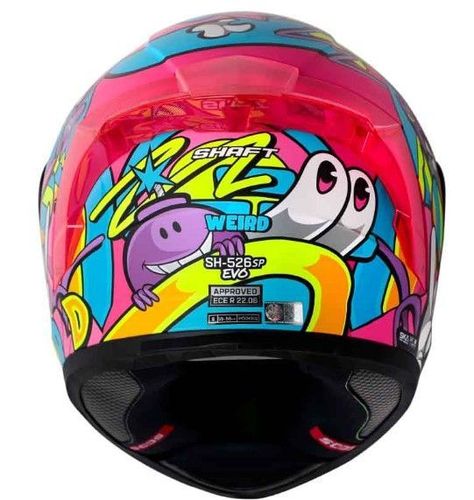 Casco Moto Shaft 526SP Evo Weird Rosa Integral-1