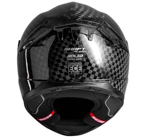 Casco Moto Shaft Pro 620c Evo Fibra de Carbono Integral Solid 12k n.b sl-2