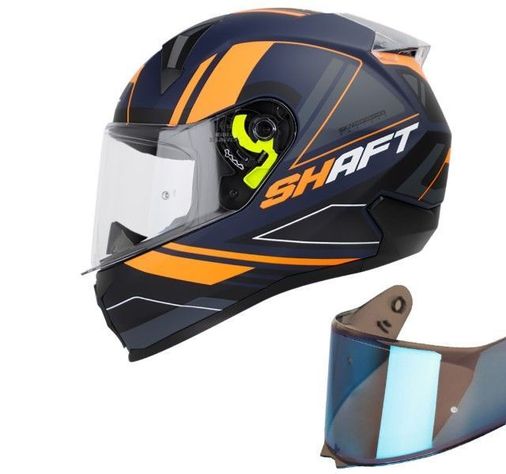 Casco Integral Shaft 560 Flush Azul Navy M -0