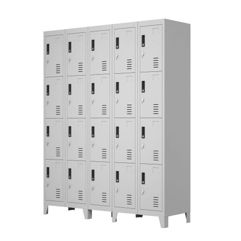 Locker Metálico: 5 Cuerpos y 20 Puertas-2