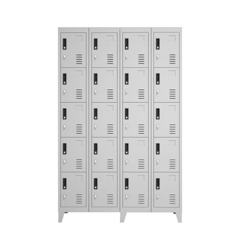 Locker Metálico: 4 Cuerpos y 20 Puertas-0