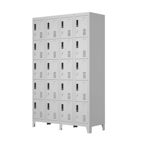 Locker Metálico: 4 Cuerpos y 20 Puertas-2