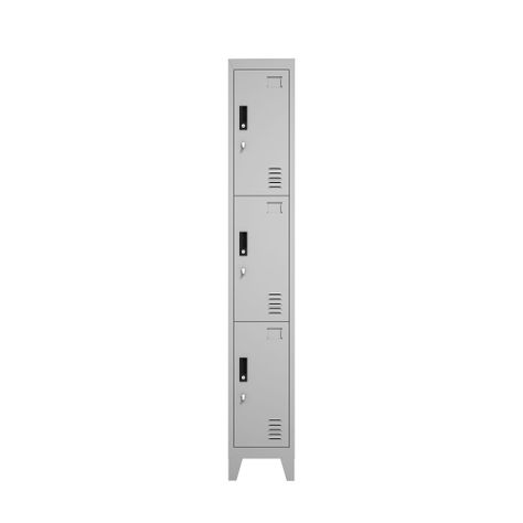 Locker Metálico: 1 Cuerpo y 3 Puertas-0