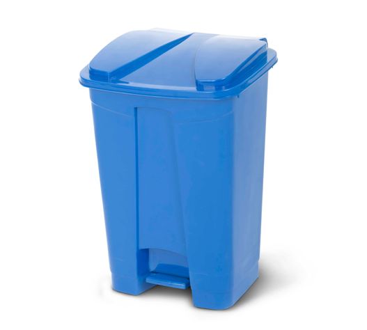 Basurero 16 Litros con Pedal Central - Azul-0