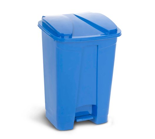 Basurero 16 Litros con Pedal Central - Azul-1