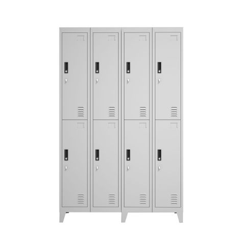 Locker Metálico: 4 Cuerpos y 8 Puertas-0