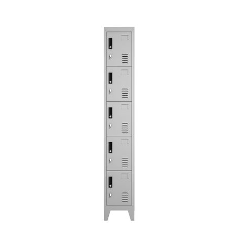 Locker Metálico: 1 Cuerpo y 5 Puertas-0