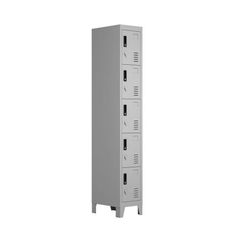 Locker Metálico: 1 Cuerpo y 5 Puertas-1