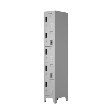 Locker Metálico: 1 Cuerpo y 5 Puertas-2
