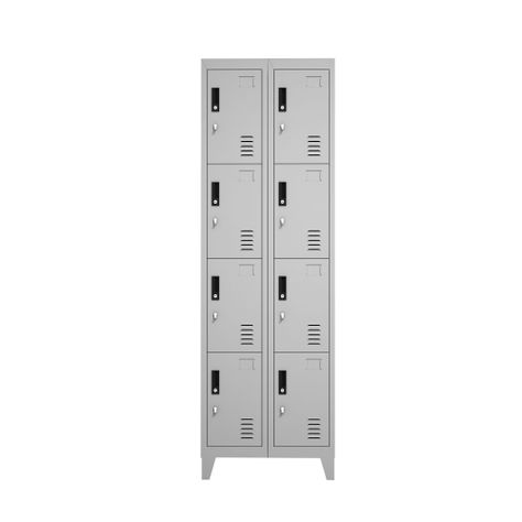 Locker Metálico: 2 Cuerpos y 8 Puertas-0