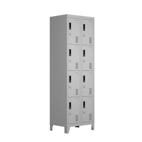 Locker Metálico: 2 Cuerpos y 8 Puertas-1